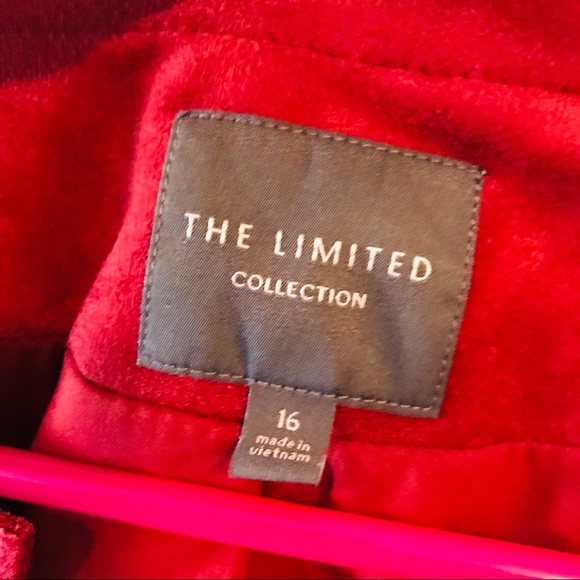 The Limited Brick Red Velour Lightweight Jacket - Picture 2 of 3